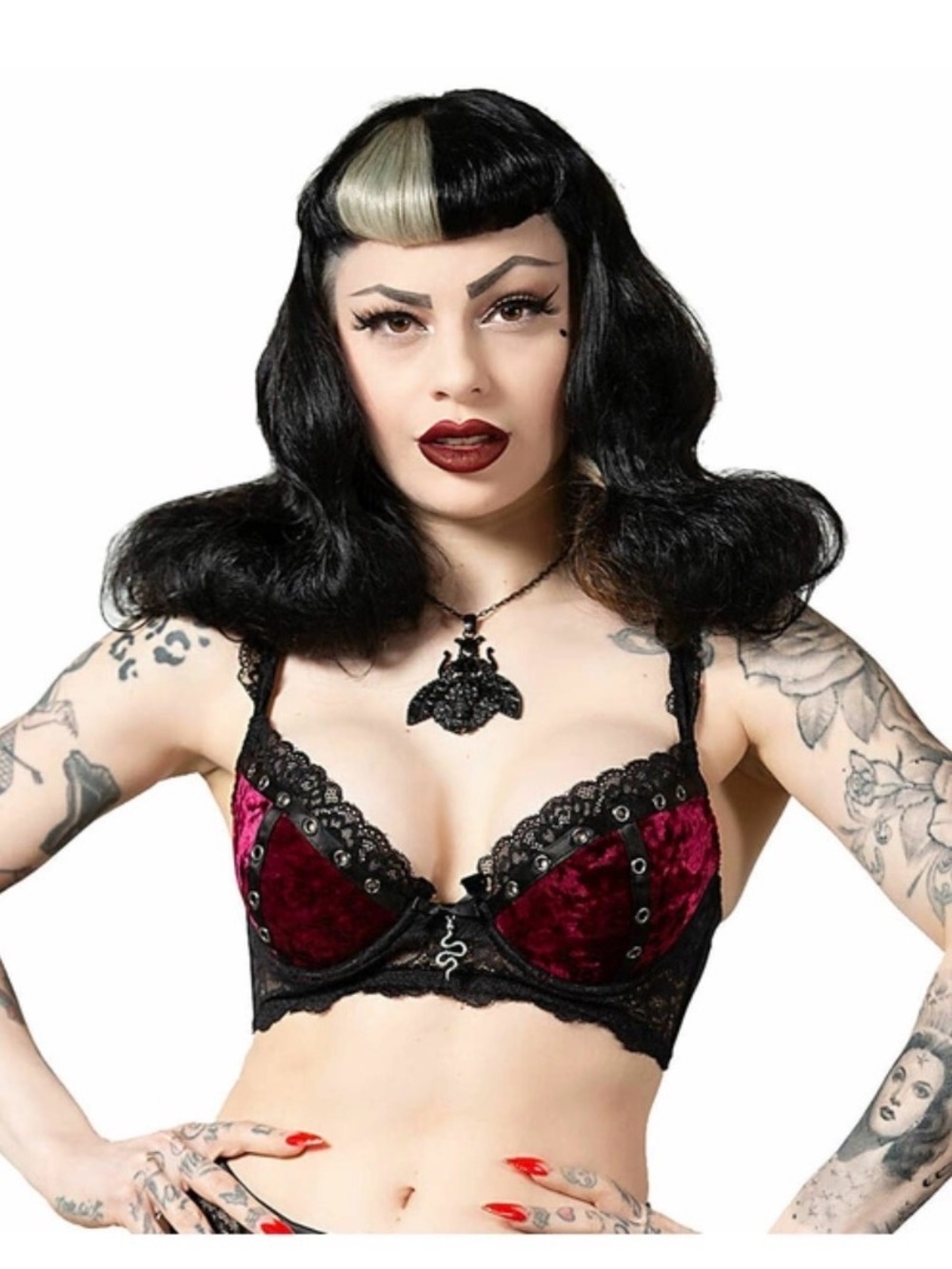Women's bra KILLSTAR - Sacred Spirits Velvet XL